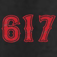617 Area Code Boston Fan Baseball Golf Towel