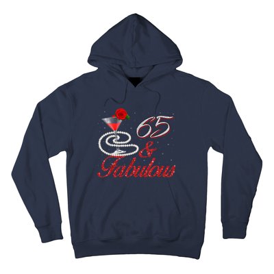 65 And Fabulous 65th Birthday 65 Years Old Bday Hoodie