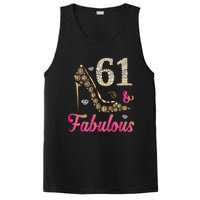 61 And Fabulous Funny 61st Birthday Cute Gift Beautiful Fun PosiCharge Competitor Tank