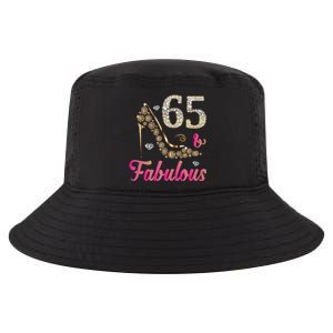 65 And Fabulous Funny 65th Birthday Cute Gift Beautiful Fun Tank Top Cool Comfort Performance Bucket Hat