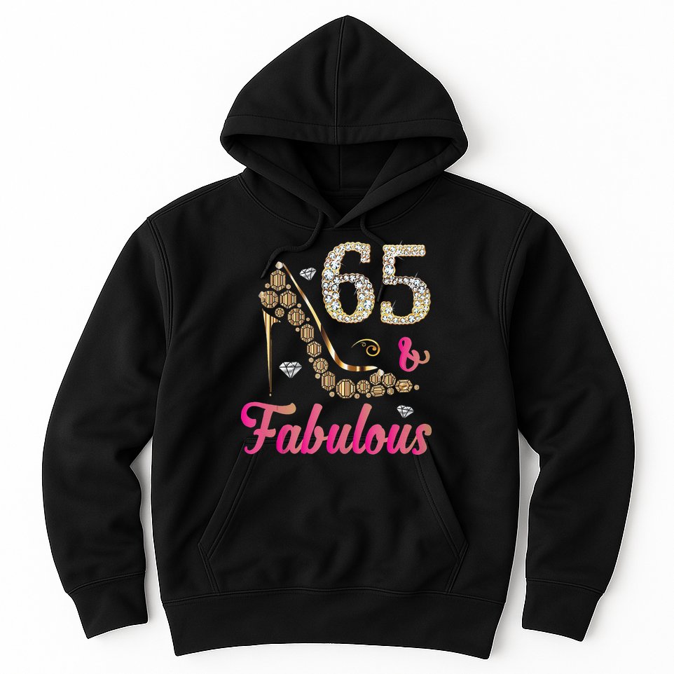 65 And Fabulous Funny 65th Birthday Cute Gift Beautiful Fun Tank Top Hoodie