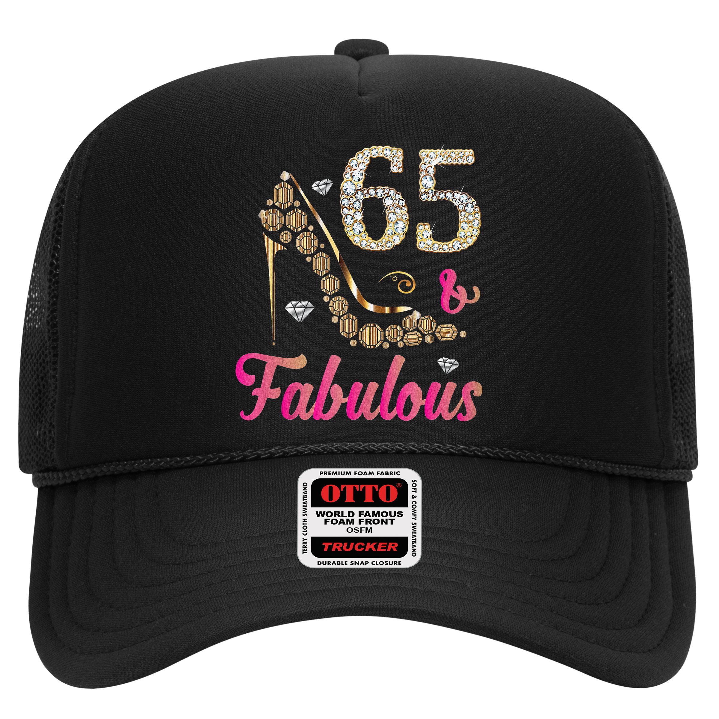 65 And Fabulous Funny 65th Birthday Cute Gift Beautiful Fun Tank Top Hat