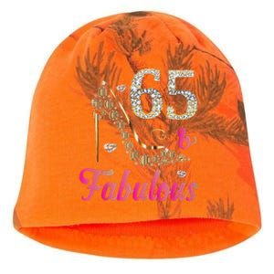 65 And Fabulous Funny 65th Birthday Cute Gift Beautiful Fun Tank Top Kati - Camo Knit Beanie