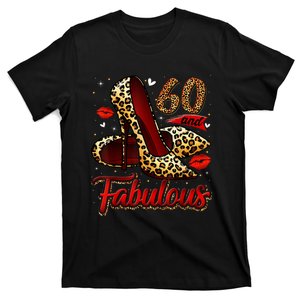 60 and Fabulous High Heels Stepping Into My 60th Birthday T-Shirt