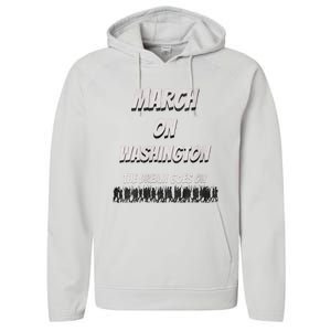 60th Anniversary March On Washington For Jobs And Freedom Performance Fleece Hoodie