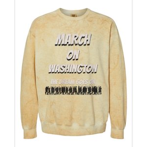 60th Anniversary March On Washington For Jobs And Freedom Colorblast Crewneck Sweatshirt