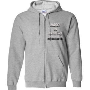 60th Anniversary March On Washington For Jobs And Freedom Full Zip Hoodie