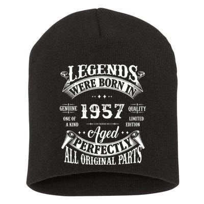65 Birthday 1957 Gift Vintage 65 Birthday Short Acrylic Beanie