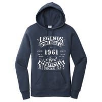 61 Birthday 1961 Gift Vintage 61 Birthday Women's Pullover Hoodie