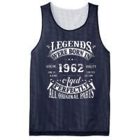 60 Birthday 1962 Gift Vintage 60 Birthday Mesh Reversible Basketball Jersey Tank