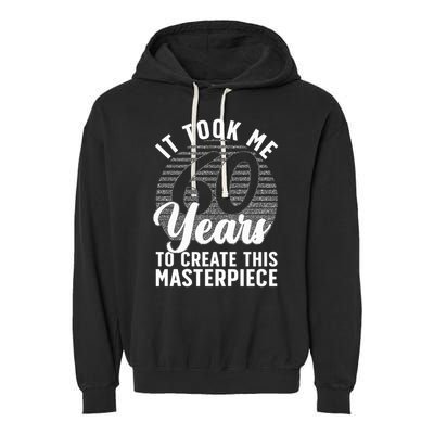 60th Birthday 60 Year Old Gag Turning 60 Joke Garment-Dyed Fleece Hoodie