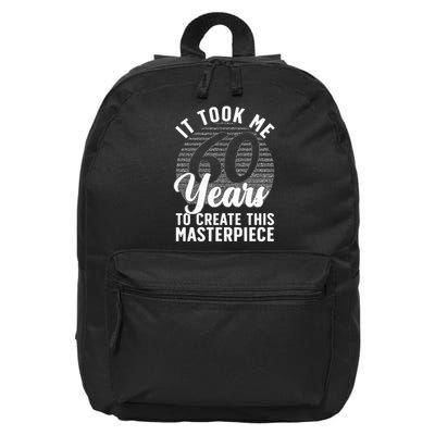 60th Birthday 60 Year Old Gag Turning 60 Joke 16 in Basic Backpack