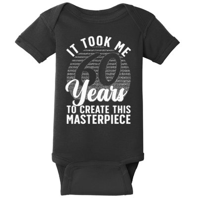 60th Birthday 60 Year Old Gag Turning 60 Joke Baby Bodysuit