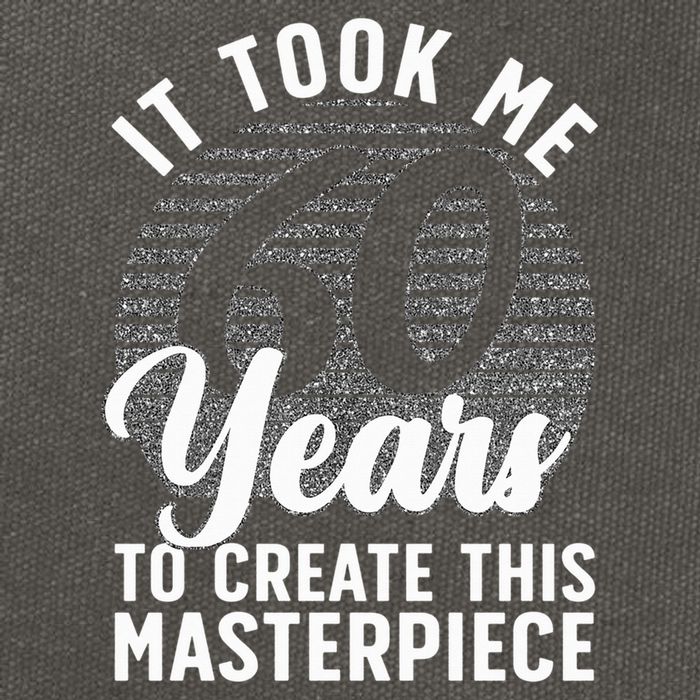 60th Birthday 60 Year Old Gag Turning 60 Joke Cotton Canvas Backpack