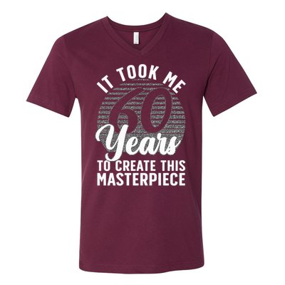 60th Birthday 60 Year Old Gag Turning 60 Joke V-Neck T-Shirt