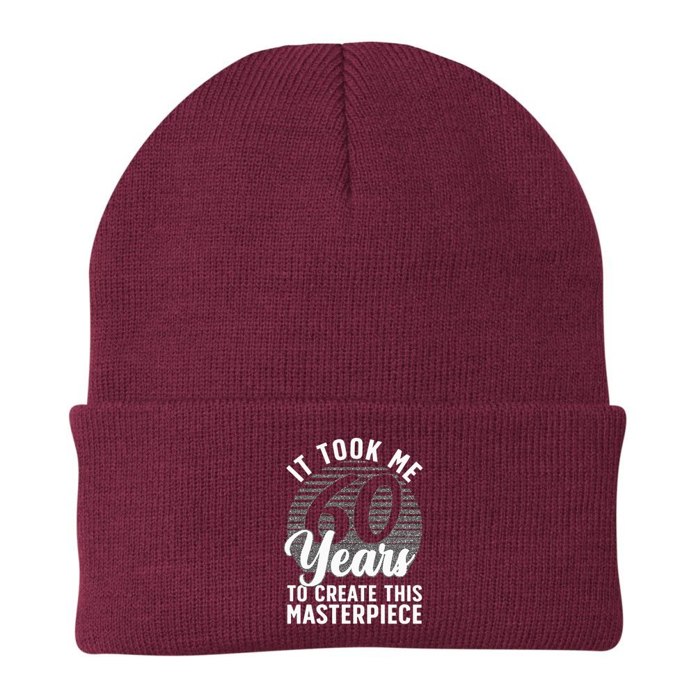 60th Birthday 60 Year Old Gag Turning 60 Joke Beanie
