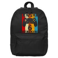 6th Birthday 16 in Basic Backpack