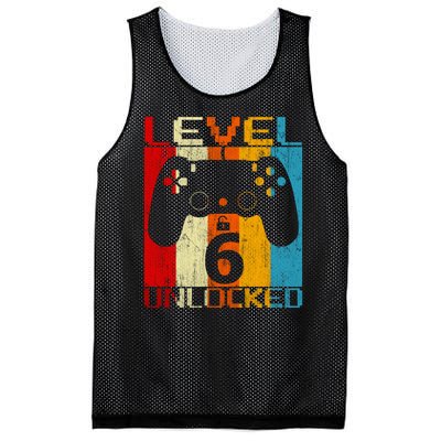 6th Birthday Mesh Reversible Basketball Jersey Tank