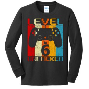 6th Birthday Kids Long Sleeve Shirt