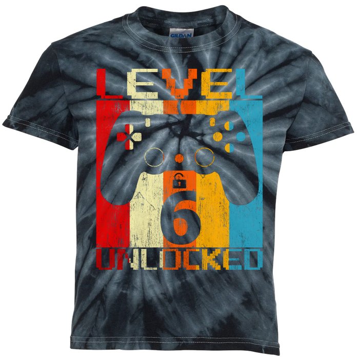 6th Birthday Kids Tie-Dye T-Shirt