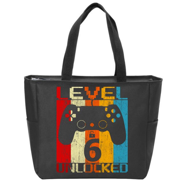 6th Birthday Zip Tote Bag