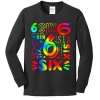 6th Birthday 6th Birthday funny Birthday Kids Long Sleeve Shirt