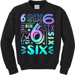 6th Birthday 6th Birthday Birthday Kids Sweatshirt