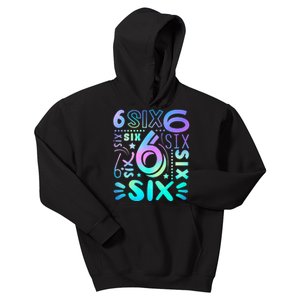 6th Birthday 6th Birthday Birthday Kids Hoodie