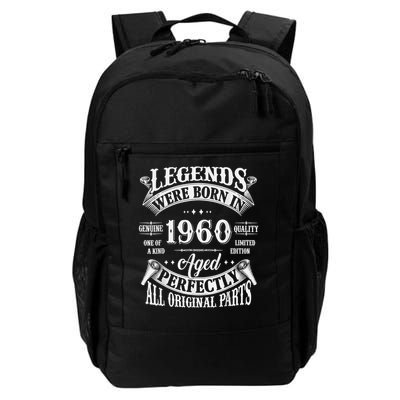 65th Birthday 65 Years Old Vintage Legends Born In 1960 Backpack