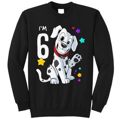 6th Birthday 6 Year Old Dalmatian Sweatshirt