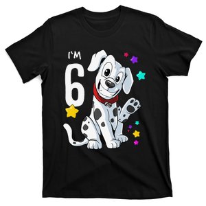 6th Birthday 6 Year Old Dalmatian T-Shirt