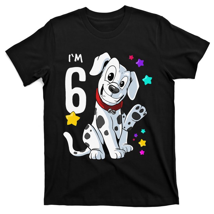 6th Birthday 6 Year Old Dalmatian T-Shirt