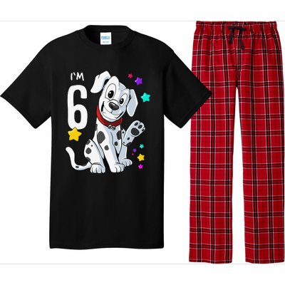 6th Birthday 6 Year Old Dalmatian Pajama Set