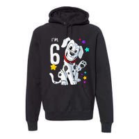 6th Birthday 6 Year Old Dalmatian Premium Hoodie