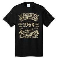 60th Birthday 60 Years Old Vintage Legends Born In 1964 Tall T-Shirt