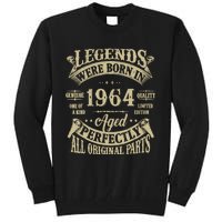 60th Birthday 60 Years Old Vintage Legends Born In 1964 Tall Sweatshirt