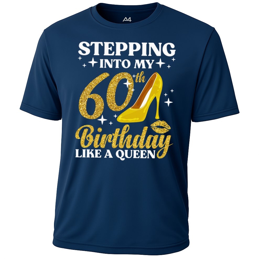 60th Birthday Art Ladies Girl Turning 60 Gag Idea Cooling Performance Crew T-Shirt