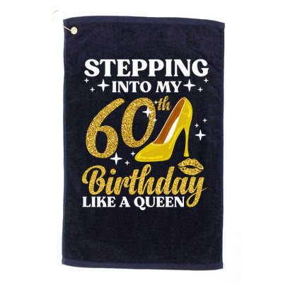 60th Birthday Art Ladies Girl Turning 60 Gag Idea Golf Towel