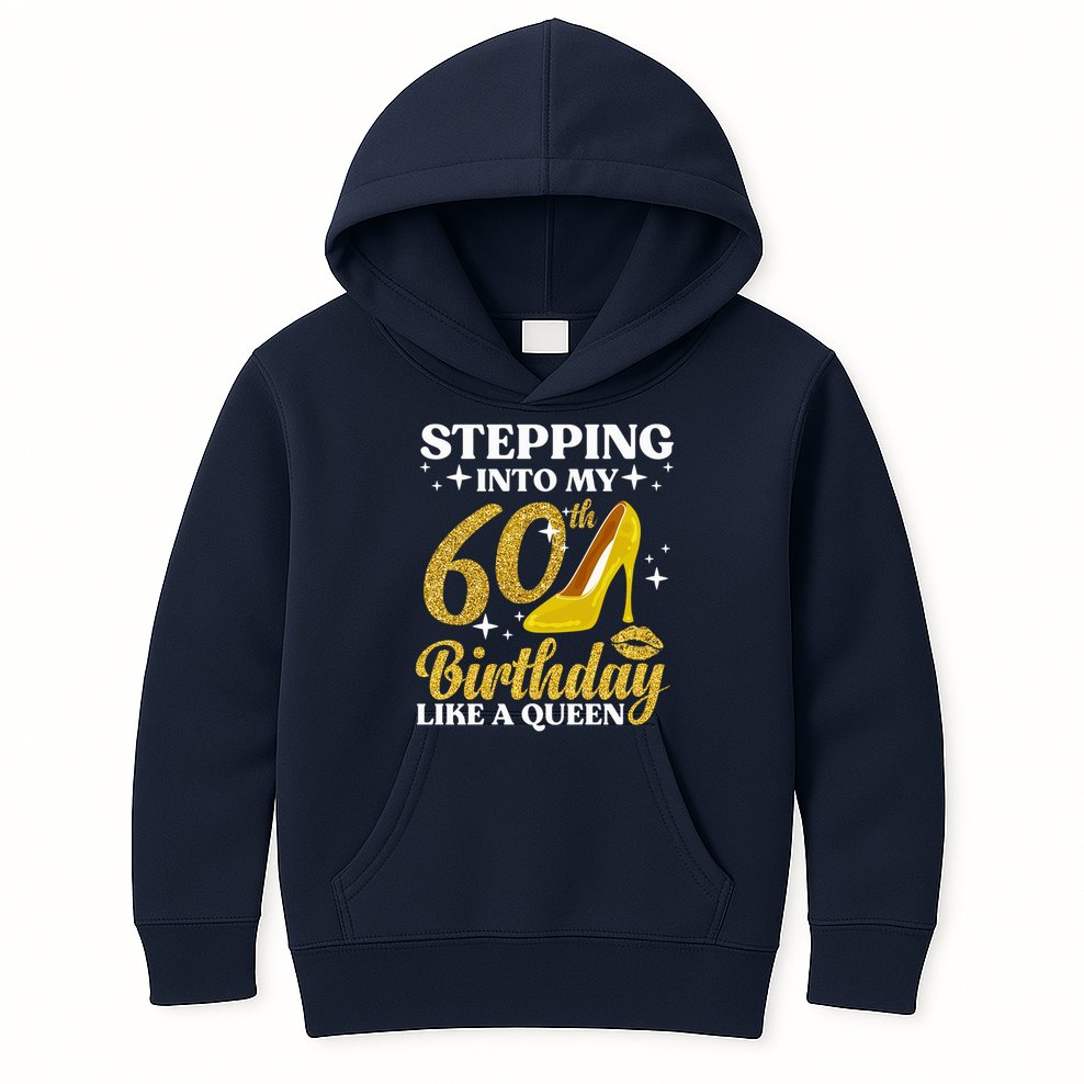 60th Birthday Art Ladies Girl Turning 60 Gag Idea Kids Hoodie