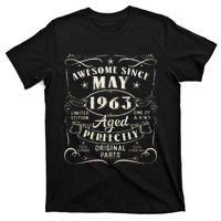 60th Birthday Awesome Since May 1963 60 Years Old Gift T-Shirt