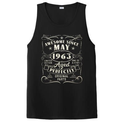 60th Birthday Awesome Since May 1963 60 Years Old Gift PosiCharge Competitor Tank