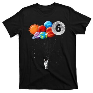 6th Birthday Astronaut 6 Year Old Birthday T-Shirt