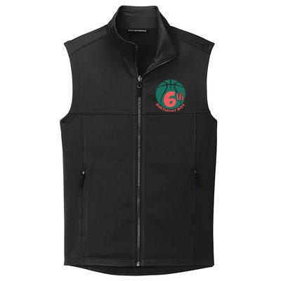 6th Birthday Boy Gift For Birthday Collective Smooth Fleece Vest