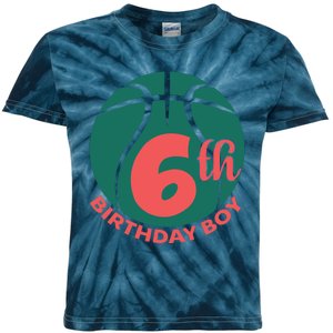 6th Birthday Boy Gift For Birthday Kids Tie-Dye T-Shirt