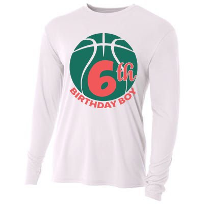 6th Birthday Boy Gift For Birthday Cooling Performance Long Sleeve Crew