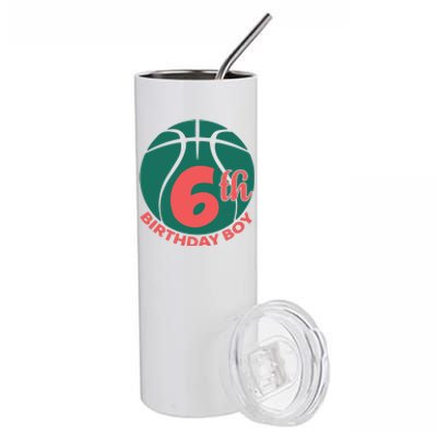 6th Birthday Boy Gift For Birthday Stainless Steel Tumbler