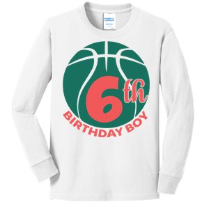 6th Birthday Boy Gift For Birthday Kids Long Sleeve Shirt