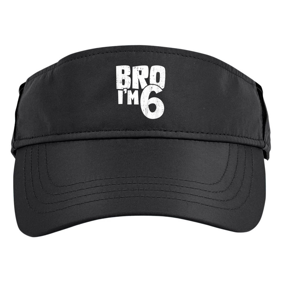 6th Birthday Boy Bro I’m 6 Year Old Adult Drive Performance Visor