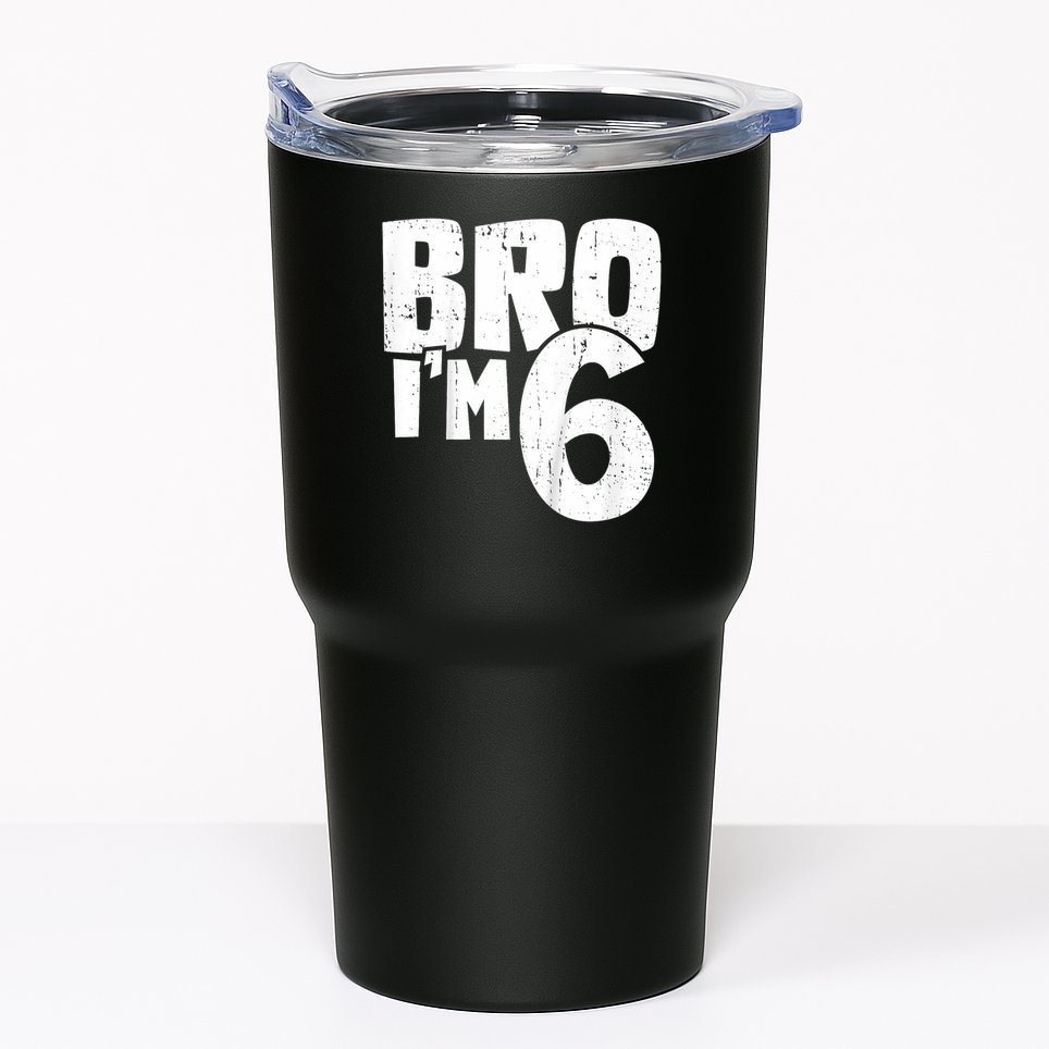 6th Birthday Boy Bro I’m 6 Year Old Tumbler