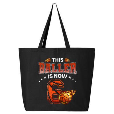 6th Birthday Basketball Player Gifts 6 Years Old Kids 25L Jumbo Tote